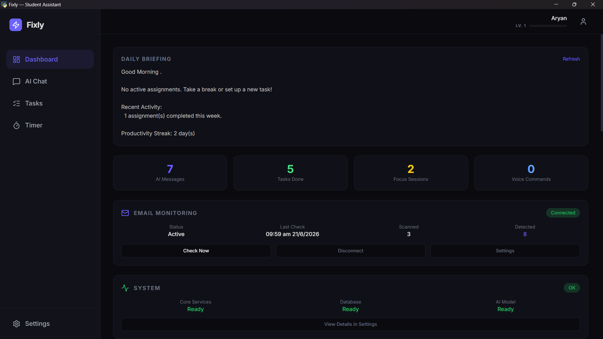Fixly Dashboard